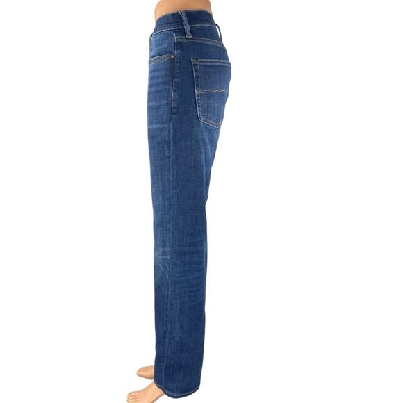 Lucky Brand Women's Blue Medium Wash Mid Rise Straight Leg Denim Jeans Pants 29 - Picture 2 of 5